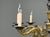 Federal Style, Chandelier, Bronze, Ebony, Europe, 1960s For Sale - Image 4 of 12