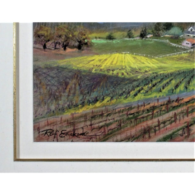 Reif Erickson, Napa Vineyard, Circa2000 For Sale - Image 4 of 6