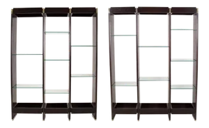 1960s Dunbar Bookcase Wall Units by Edward Wormley-a Pair