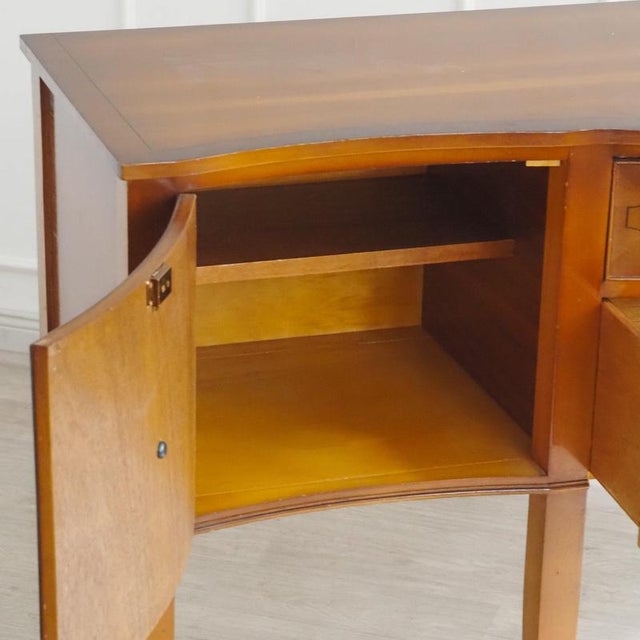 Vintage Biedermeier-Style Sideboard with Curved Cherrywood Drawer For Sale - Image 18 of 18