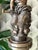 Auguste Moreau Antique Art Nouveau Brass Bronze Cherub Cupid Angel Candlestick Holder Sculptures - A Pair For Sale - Image 4 of 18