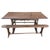Wood Antique Victorian Walnut Refectory Farmhouse Dining Table For Sale - Image 7 of 7