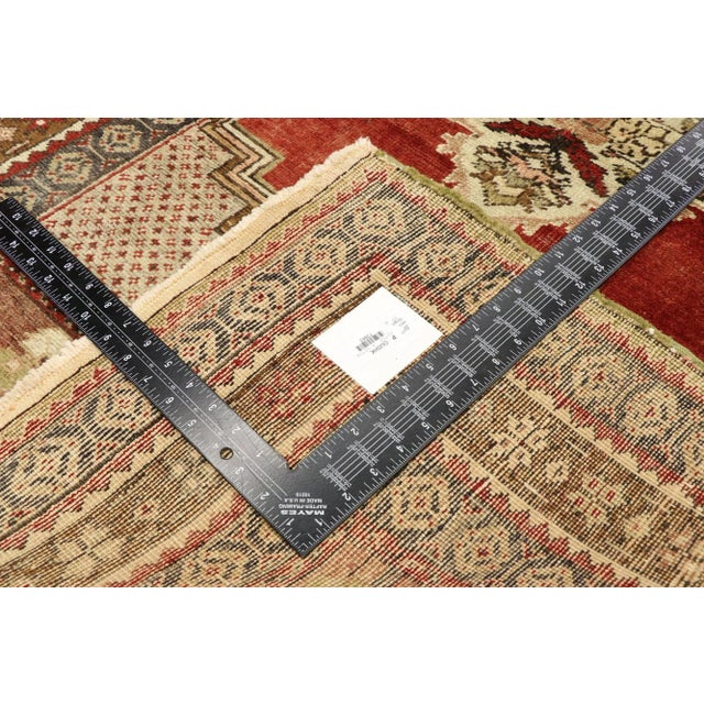 Mid 20th Century Vintage Turkish Oushak Rug - 03'06 X 05'06 For Sale - Image 5 of 8