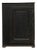 Antique Primitive Black Fir Wood Storage Cabinet For Sale