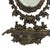 Vintage Art Nouveau Tabletop Vanity Mirror in Gilt Bronze, 1920s For Sale - Image 6 of 11