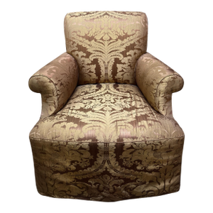 Rose Tarlow Melrose House Fully Upholstered Swivel Club Chair