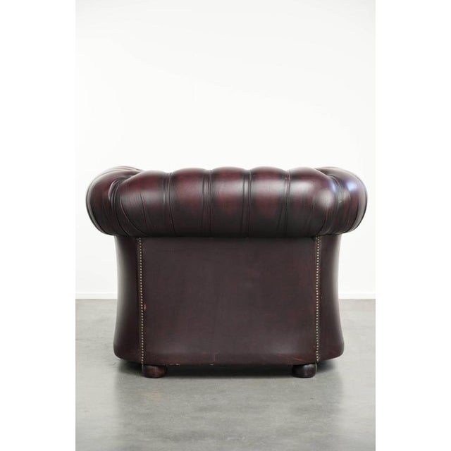 English Chesterfield Club Armchair For Sale - Image 4 of 14