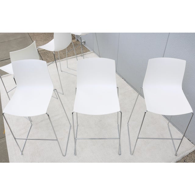 Lievore Altherr Molina for Arper Stackable Catifa Bar Stools, Set of ...