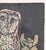 Mid-Century Modern Vintage MCM Woodcut/Engraving Titled ‘Three Owls’ Signed by Fannie Mennen (1903-1995) For Sale - Image 3 of 9