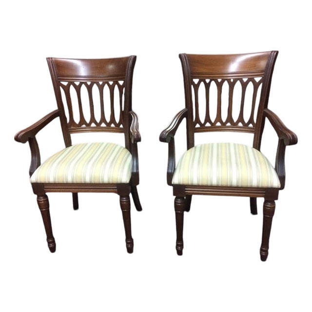 Vintage Arm Chairs, Nichols & Stone Furniture, the Pair For Sale
