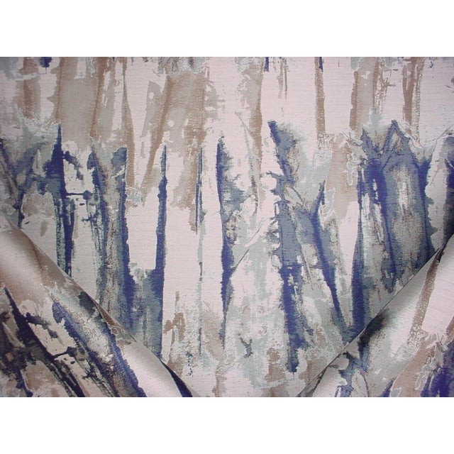 45/8y Zoffany Harlequin 131369 Takara Indigo Denim Drapery Upholstery