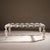 Vintage French Brutalist Chain Link Coffee Table, 1970s For Sale - Image 14 of 17