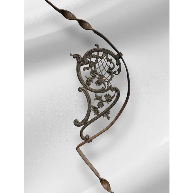 Late 19th Century Victorian Chandelier With Painted Shades For Sale - Image 17 of 18