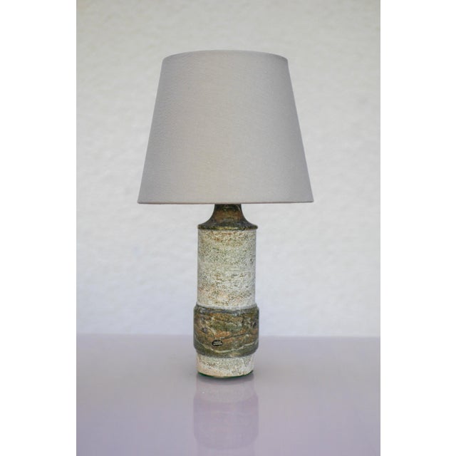Mid-Century Modern Green-Grey Marble Lamp from Yxhult Kolmården, Sweden For Sale - Image 4 of 17