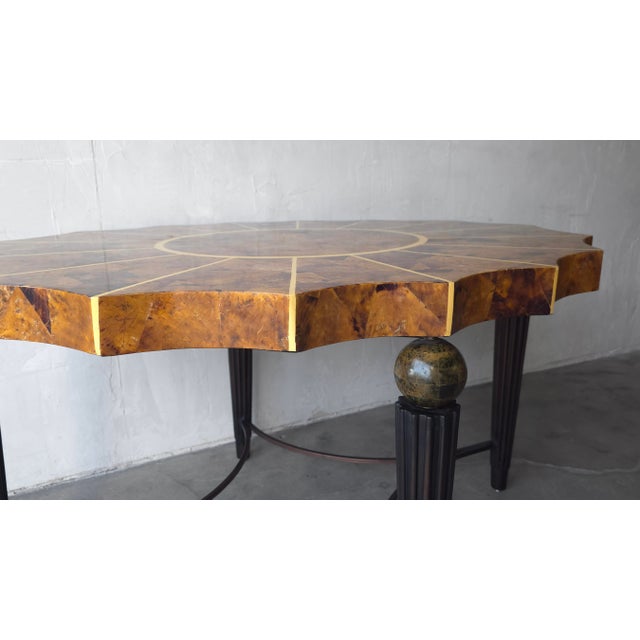 1980s NeoClassical Center or Dining Table by Maitland Smith For Sale - Image 10 of 14