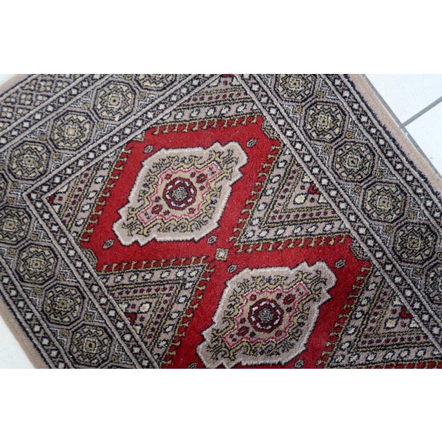 Plastic 1970s, Vintage German Geometric Rug 2.3' X 4.6' For Sale - Image 7 of 11