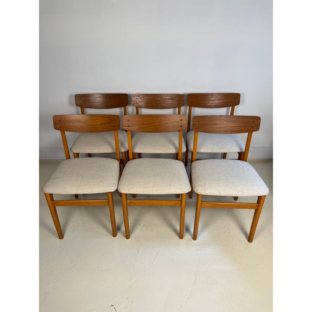 Danish Dining Chairs, Set of 6 For Sale - Image 3 of 7
