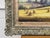 Vintage Painting of Harvest Time in the English Countryside by British Artist 1990 Circa For Sale - Image 16 of 17