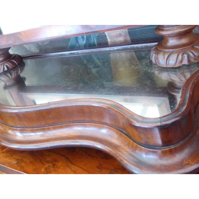 Antique George III Flame Mahogany Dressing Table Mirror, 1780 For Sale - Image 3 of 16
