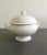 Italian White Porcelain Soup Bowl For Sale - Image 5 of 13