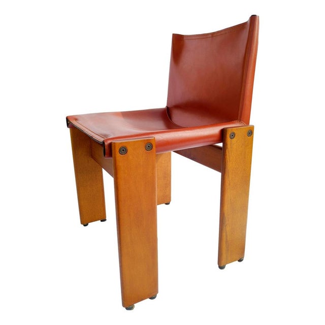 Monk Chairs by Scarpa for Molteni, 1970, Set of 6 For Sale - Image 9 of 12