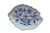 Chinoiserie Antique German Meissen Blue Onion Scalloped Leaf Serving Plate Platter Dish 10" For Sale - Image 3 of 13