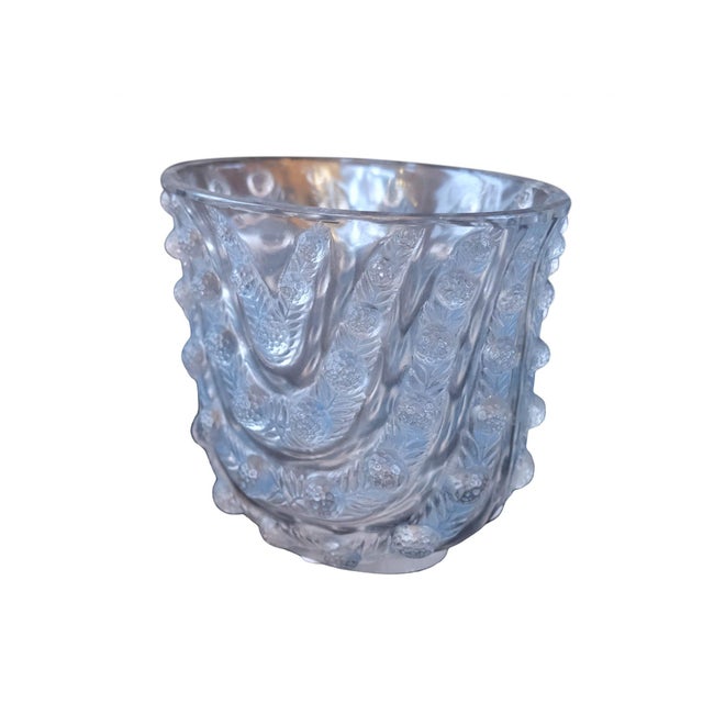 Vichy Vase by René Lalique, 1937, in Very Good conditions. Designed 1920 to 1949 This piece has an attribution mark, I am...