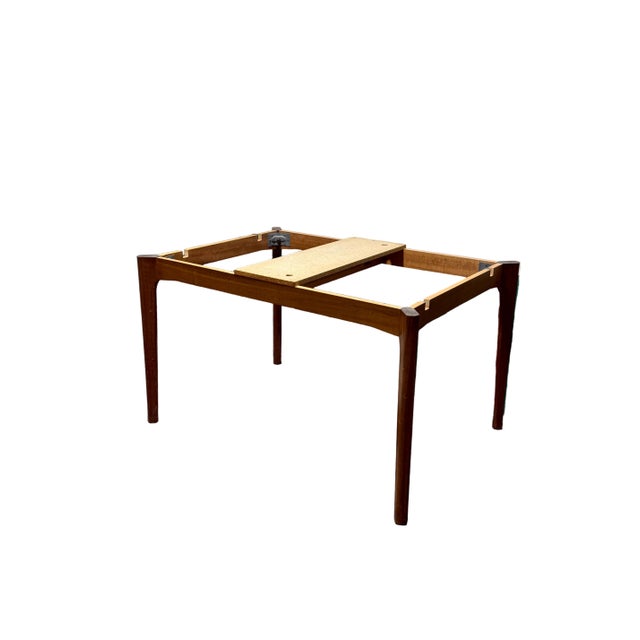 Vintage Vejle Stole & Mobelfabrik Danish Teak Mid Century Modern Draw Leaf Dining Table For Sale - Image 16 of 18