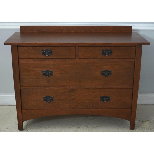 Age: C.2016 Details: Finish no.32 Dovetailed Drawer Construction High Quality Construction Arts & Crafts Style Condition:...