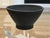 Late 20th Century Signed Studio Pottery Matte Black Wabi-Sabi Footed Bowl For Sale - Image 4 of 14