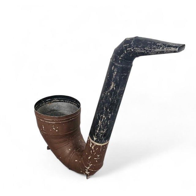 Large Zinc Pipe, 1973 For Sale - Image 17 of 18