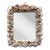 Vintage Coastal Hand Made Shell Encrusted Mirror For Sale