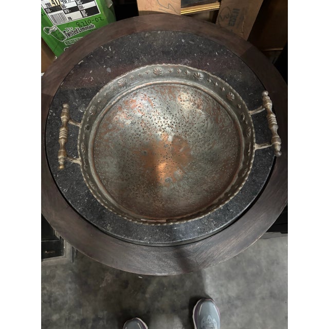 Mid 20th Century Wide Copper Colander Bowl For Sale - Image 11 of 12