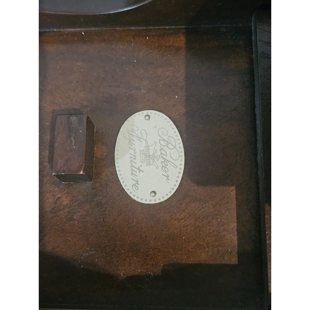 Baker Stately Home Chippendale Mahogany Pie Crust Table Claw and Ball Feet For Sale - Image 11 of 11