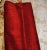 Textile Dark Ruby Red Satin Velveteen Upholstery Fabric- 1 Yard & 33 Inches For Sale - Image 7 of 7