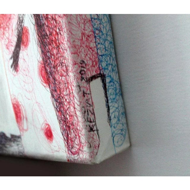 Talking About Me is a beautiful painting realized by the Italian artist KEZIAT in 2019. Pen on canvas. Hand-signed by the...