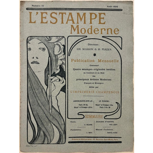 Paul Leroy, Joueuses d'osselets, 1898, Original Lithograph For Sale - Image 7 of 10