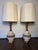 Beautiful and unusually large matching pair of vintage F.A.I.P. (Fine Arts in Plaster) table lamps, beautifully preserved...