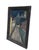 Rustic European Vintage Folk Art European Night Street Scene Oil Paintings, Set of 2 For Sale - Image 3 of 18