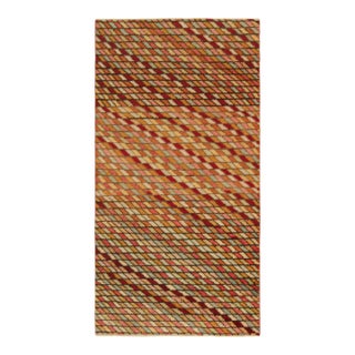 Vintage Zeki Müren Runner Rug With Colorful Geometric Patterns | Rug & Kilim For Sale