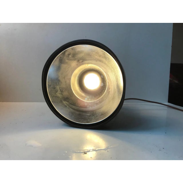 Metal Danish Minimalist Black Sconce from Louis Poulsen, 1970s For Sale - Image 7 of 8