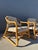 Postmodern Pair of Danish Bamboo Lounge Chairs, Circa 1970s For Sale - Image 3 of 10