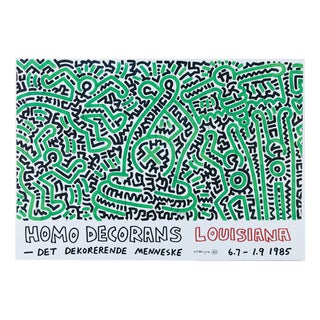 Keith Haring Homo Decorans Poster For Sale