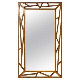 Large Mid-Century Mirror in Concrete by Yngve Ekström for Eden, Sweden, 1950s For Sale