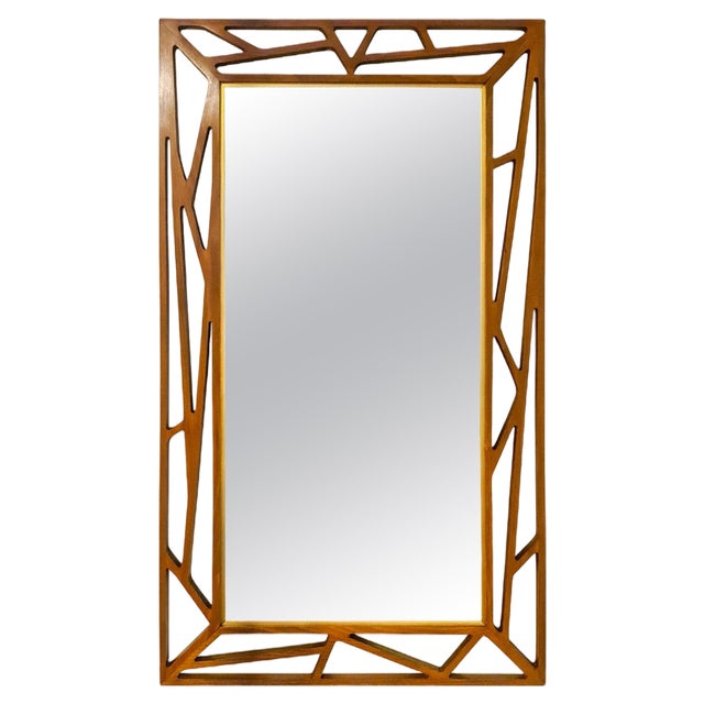 Large Mid-Century Mirror in Concrete by Yngve Ekström for Eden, Sweden, 1950s For Sale