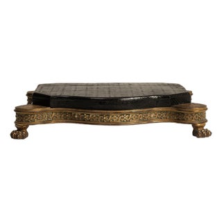 19th Century France Black Wood Pedestal For Sale