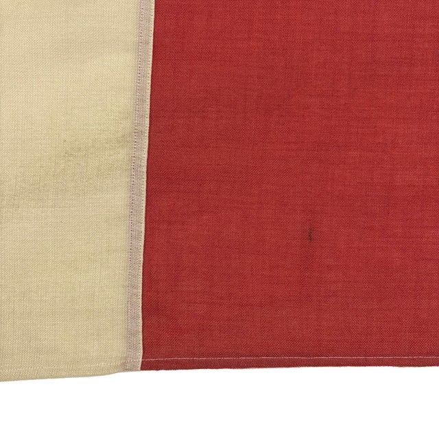 French Vintage Sewn Flag of France For Sale - Image 3 of 4