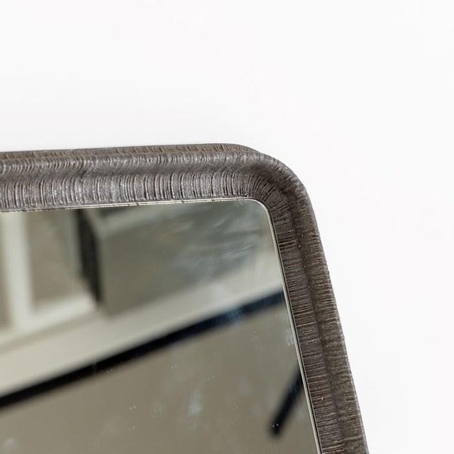 1970s 1970s Tall Sculptural Modernist Mirror by Burchiellaro For Sale - Image 5 of 9