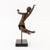 Late 20th Century Tanya Poust Stylized Figure Patinated Bronze For Sale - Image 5 of 7
