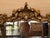 Spanish 20th Baroque Style Carved Walnut Ormolu Horizontal Gilded Mirror For Sale - Image 14 of 18